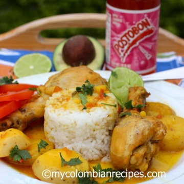 Sudado de Pollo (Colombian-Style Chicken Stew) |mycolombianrecipes.com