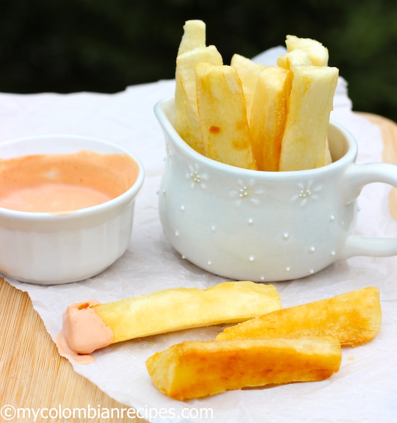 Recetas Colombianas-Yuca Frita