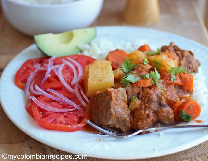 Beef Stew in Tomato Sauce (Estofado de Res)