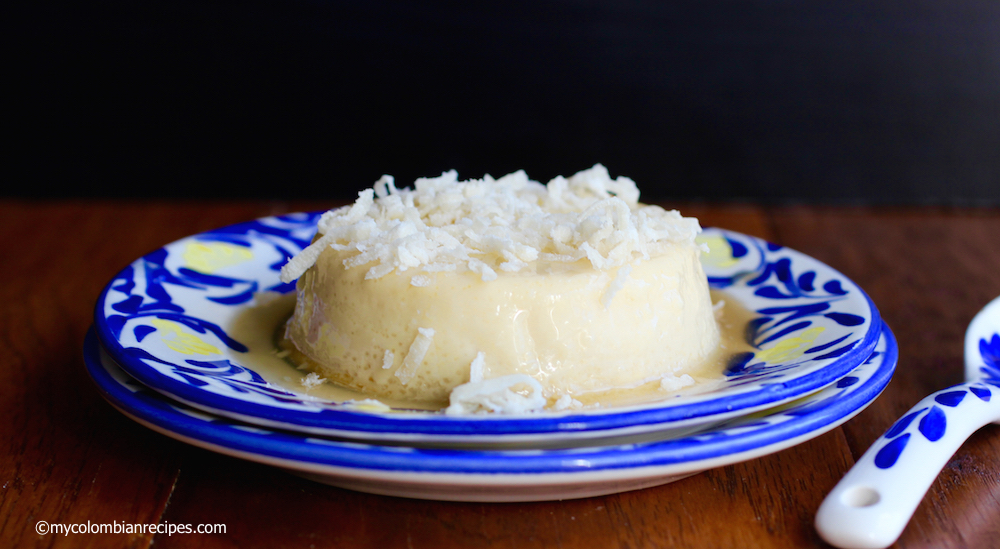 Coconut Flan Recipe|mycolombianrecipes.com