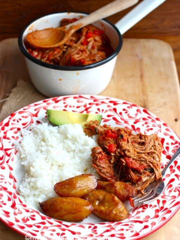 Carne Desmechada o Ropa Vieja (Shredded Beef) |mycolombianrecipes.com