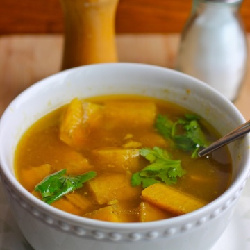 Plantain Soup (Sopa de Plátano) |mycolombianrecipes.com