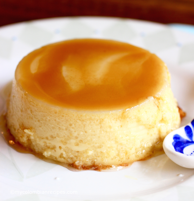 Flan de Leche Colombiano