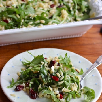 Orzo Arugula salad