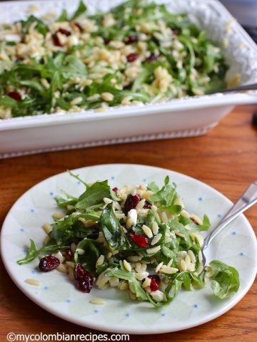 Orzo Arugula salad