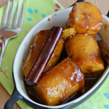 Platanos Calados (Caramelized Plantains) |mycolombianrecipes.com