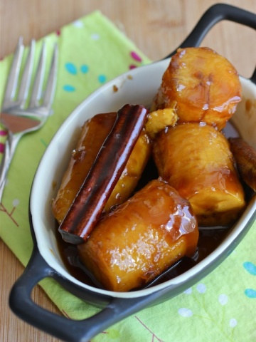 Platanos Calados (Caramelized Plantains) |mycolombianrecipes.com