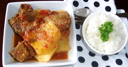 Sudado de Carne de Res or Colombian Beef Stew