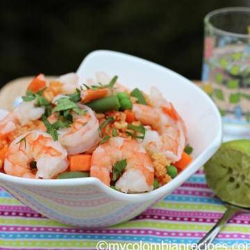 Rice with Shrimp (Arroz con Camarones)