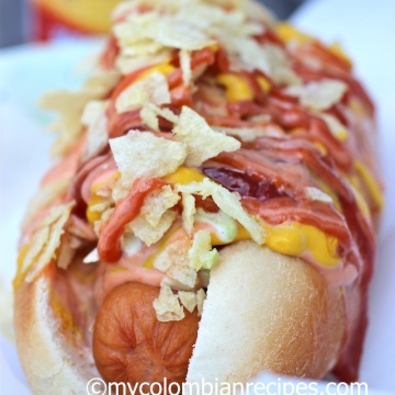 Colombian Hot Dogs (Perro Caliente Colombiano)