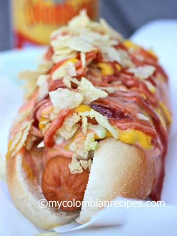 Colombian Hot Dogs (Perro Caliente Colombiano)