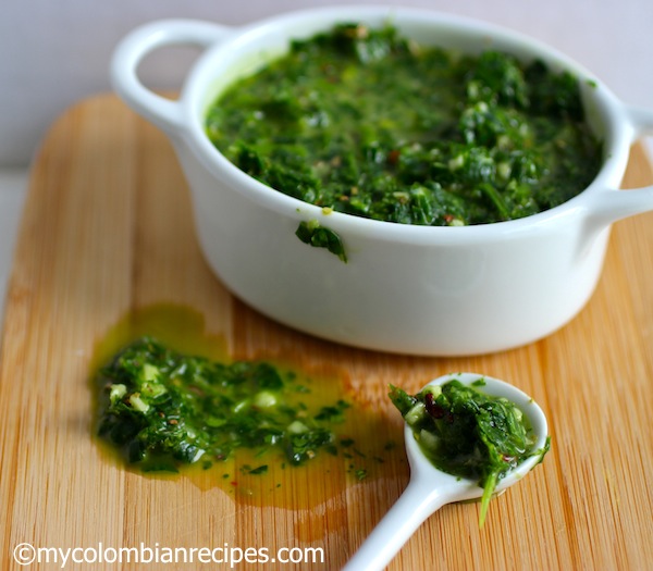 Receta de salsa chimichurri