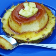 Flan de Piña (Pineapple Flan) |mycolombianrecipes.com