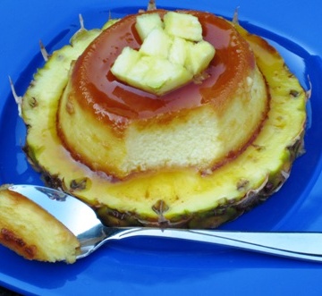 Flan de Piña (Pineapple Flan) |mycolombianrecipes.com