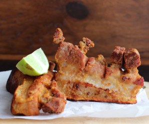 Colombian-Style Fried Pork Belly (Chicharrón Colombiano)|mycolombianrecipes.com