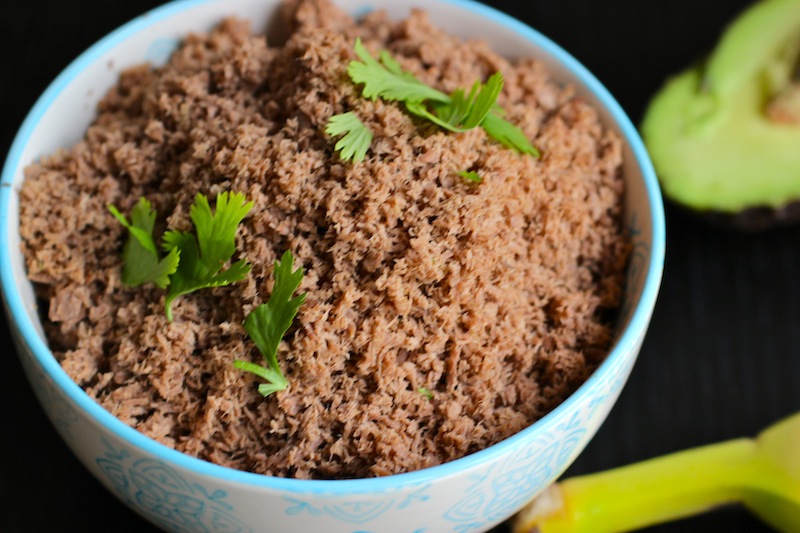 Carne molida, or ground beef, is another side dish that is frequently served in most Colombian homes. 