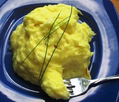 Saffron Mashed Yuca