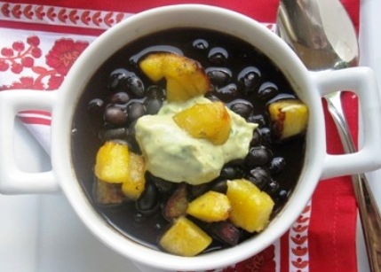 Sopa de frijoles