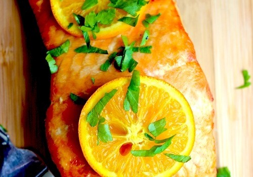 Salmon with Orange and Honey