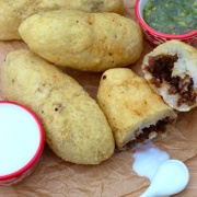 Carimañola (Meat and Cheese Stuffed Yuca) |mycolombianrecipes.com