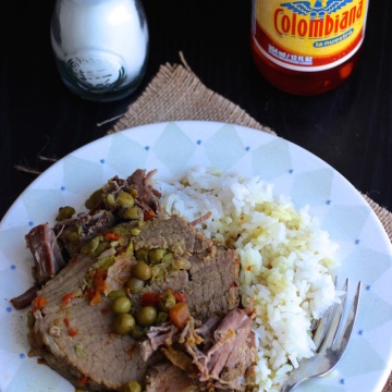 Stuffed Beef (Carne o Posta Rellena)|mycolombianrecipes.com