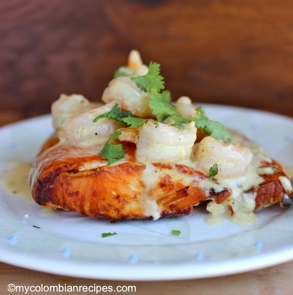 Salmon con Camarones