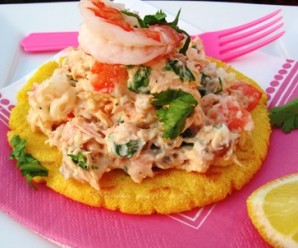 Arepa Con Salmon