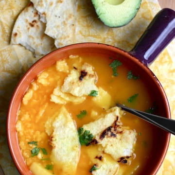 Sopa de Arepa Colombiana |mycolombianrecipes.com