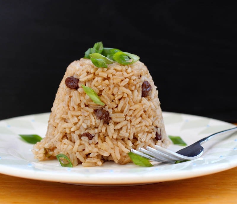 Rice with Coca- Cola and Raisins (Arroz con Coca- Cola y Pasas)