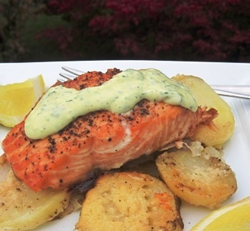 Salmon With Mustard