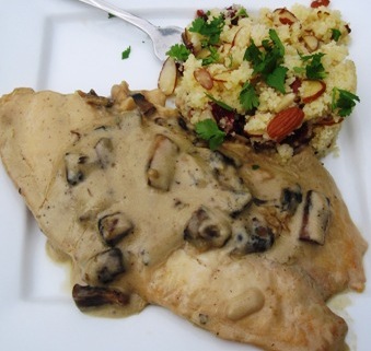 Tilapia In Mushroom Sauce