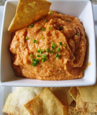 White Bean and roasted pepper Dip