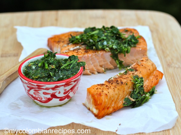 Salmon with Chimichurri Sauce Recipe