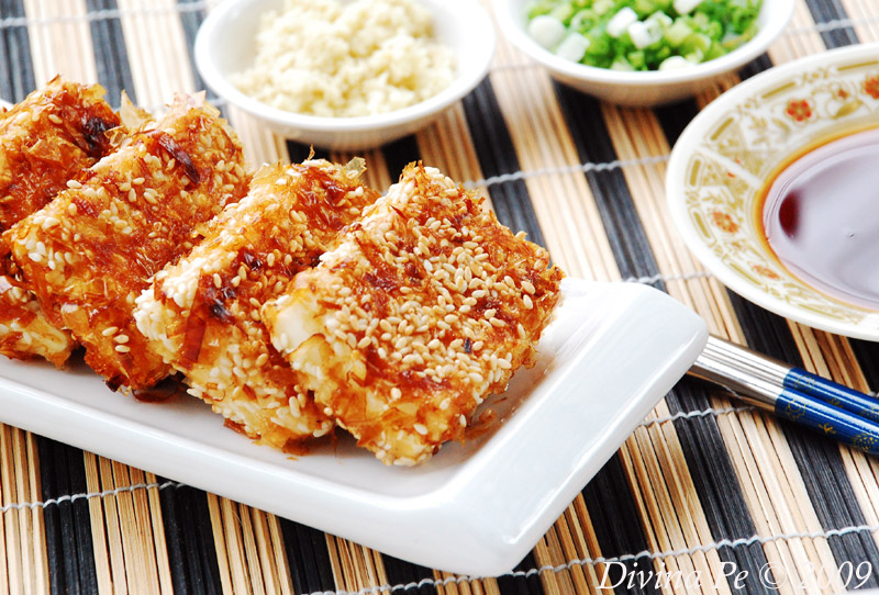 tofu-crusted-sesame-seeds