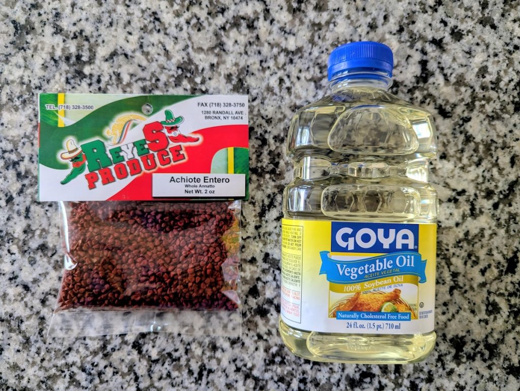 Aceite Achiotado