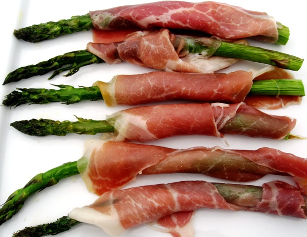 Asparagus with Searrano Ham