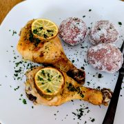 Roasted Chicken Legs with Lime
