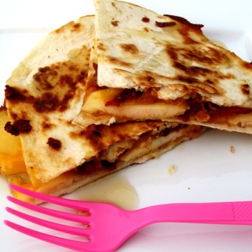 Apple  Bacon Quesadilla