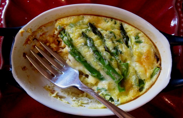 Aspa-Onion omelet