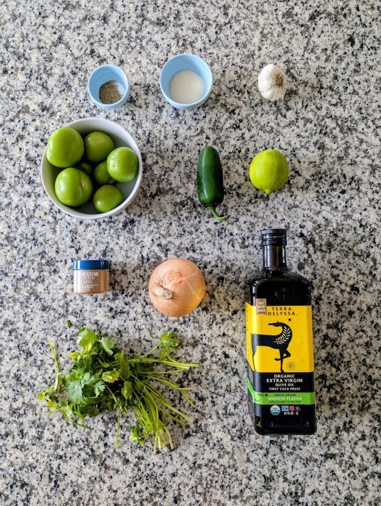 Tomatillo Salsa Ingredients