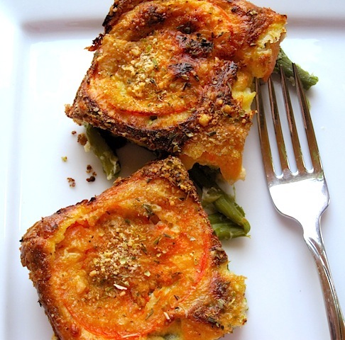 Asparagus and Tomato Frittata