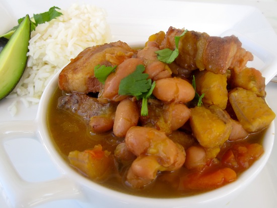 Bean Stew with pork Belly