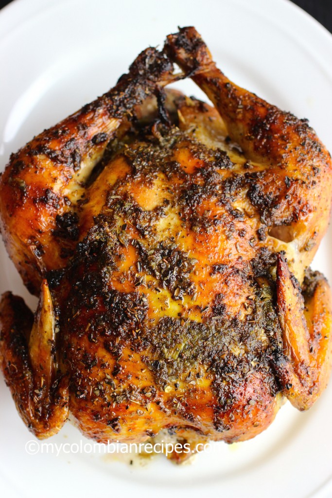 mensual Objetor cuchara Pollo Asado (Roasted Chicken) - My Colombian Recipes