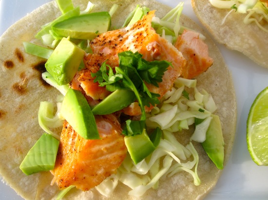 Simple Salmon Tacos