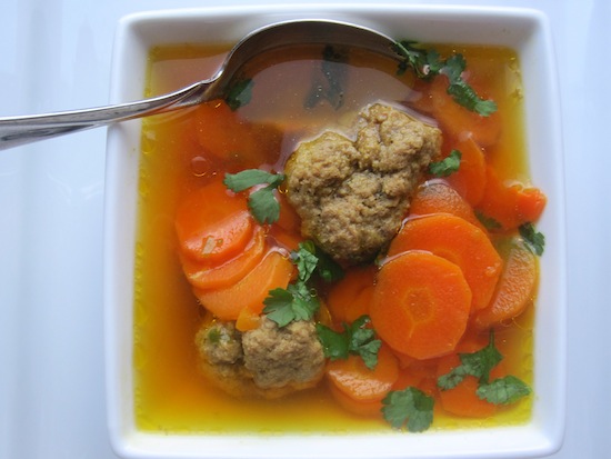 Carrots and Meatball Soup
