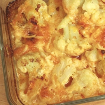 Cauliflower al Gratin (Coliflor Gratinada)