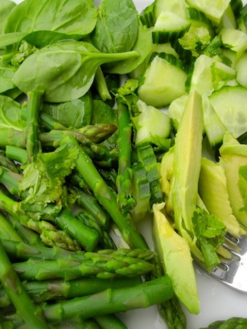 Fresh Green Salad with Lime-Lemon Dressing