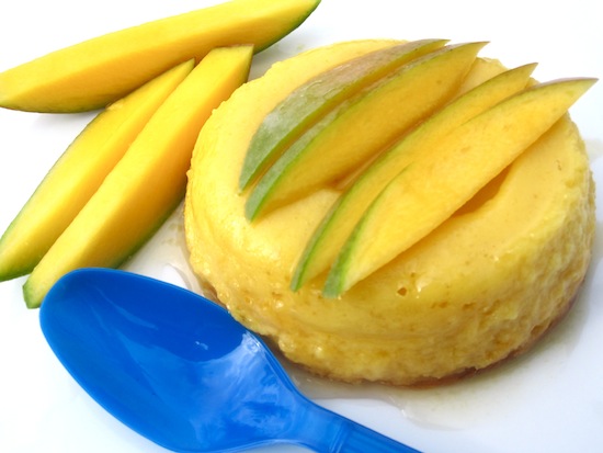 Mango Flan or Flan de Mango