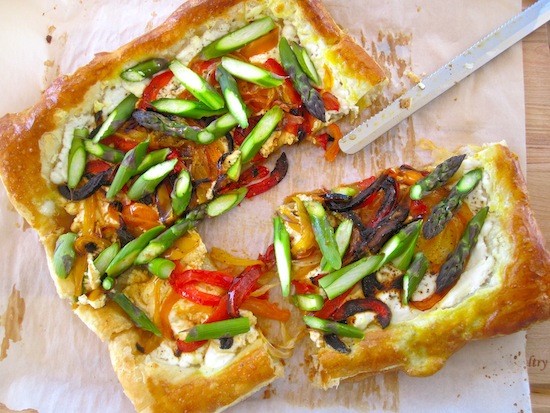 Asparagus and Vegetables tart