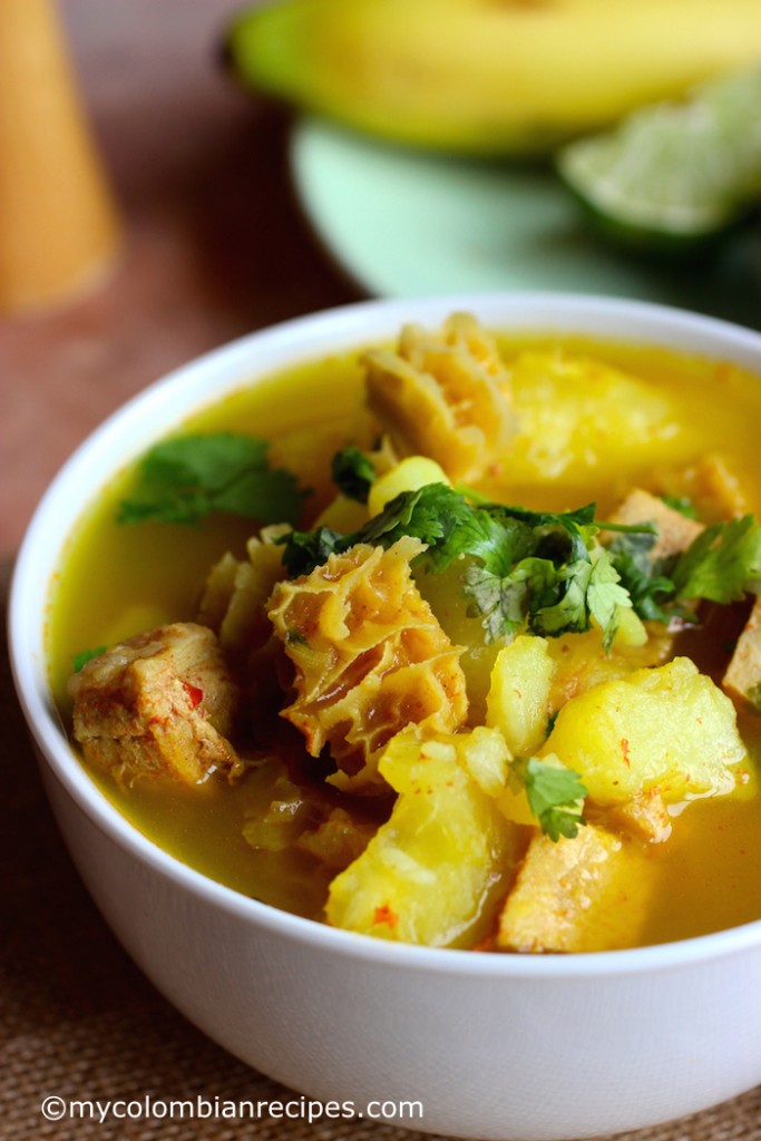 Mondongo Colombiano (Pork, Tripe and Chorizo Soup)